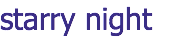starry night